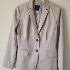J Crew Gray cotton Blazer Size 0